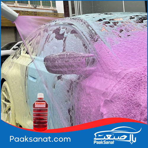 روش استفاده شامپو کف رنگی اقتصادی