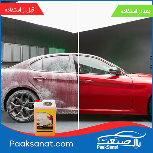 تولید شامپو واکس کف ساز خودرو